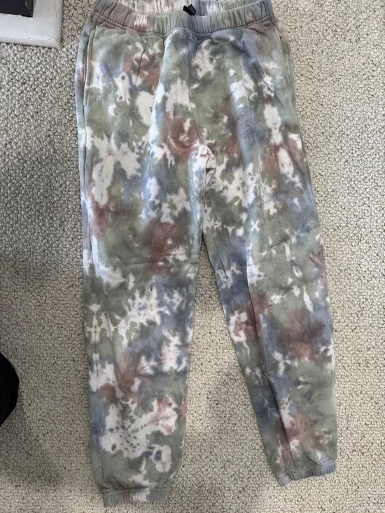 wild fable Tie-Dye Joggers in Olive, Blue & Brown - Picture 1 of 4